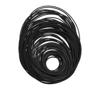 ZEPFJHE 240PCS Rubber Pulley Belt Flat Rubber Belts 1mm Thickness For Tape Machine Belt Straps Set