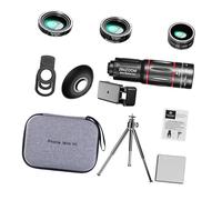 ZEPFJHE 28X Telephoto Phone Lens With Fisheye Macro And Wide Angles Photography Telephoto For Video Taking Multiple Lens Photography Set For Smartphones