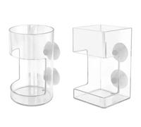 ZEPFJHE 2pack Aquariums Feeders Set Submergible Design Keep Food Contained Suitable for Various Small Fishes Tanks Fish Feeders with Suction Cup