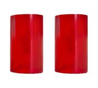 ZEPFJHE 2pack Colorful Acrylic Cue Ferrules Billiard Pool Cue Stick Ferrules Gasket For Professional Jump Break Shot Easyly Install Rods