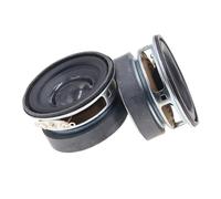 ZEPFJHE 2PCS 1.75In 4Ω 3W Speakers Loudspeaker PU Side For Enhances Bass In Homes Theater Multimedia Applications Sound