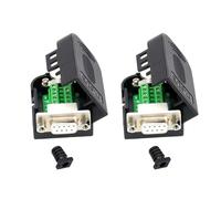 ZEPFJHE 2pcs 9Pin Adapter Connectors Customizable Module Not Need Soldering Compatibles RS232 RS485 Communication Tax Control Machine Connector