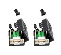 ZEPFJHE 2pcs 9Pin Adapter Connectors Customizable Module Not Need Soldering Compatibles RS232 RS485 Communication Tax Control Machine Connector