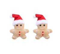 ZEPFJHE 2pcs Chewing Resistant Cats Toy Christmas Themed Cats Toy Festives Plaything For Holiday Interaction Festives Plaything