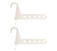 ZEPFJHE 2Pcs Door Mounts Strong ABS Hangers for Towels Jackets Arrangement Bendable Styles Minimal Space Saving Wall Mounted Hook