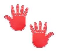 ZEPFJHE 2PCS Enthusiastic Foam Hand Pair Double Sided Cheer Props For Baseball And Community Gatherings Foam Team Spirits Gloves