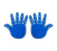 ZEPFJHE 2PCS Enthusiastic Foam Hand Pair Double Sided Cheer Props For Baseball And Community Gatherings Foam Team Spirits Gloves