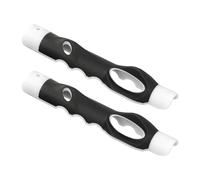 ZEPFJHE 2pcs Golf Training Systems Right Hand Grip Correction Comfortable Hand Shape Golf Grip for Various Player Swing Stability Trainer