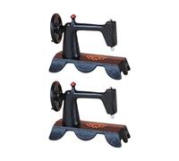 ZEPFJHE 2PCS Retro Styles Miniature Sewing Machine Toy, Sewing machine