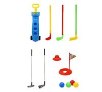 ZEPFJHE 3. Children's Playset 9PCS With Balls & Clubs For Motor Skills Development Indoor Outdoor Birthday Sport Game Safe Golf Toy For Toddler