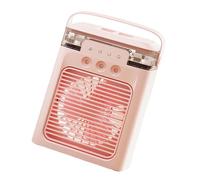 ZEPFJHE 3 Hole Portable Air Conditioning Fan Rechargeable Desktop Cooling 3 Speeds Humidifying Table Perfect For Own Use Quiet Office Misting Fan