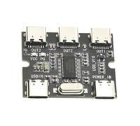 ZEPFJHE 3 Port USB C Expansion Adapter HUB 3 Port Simultaneous Connection Durability ABS for Data Transfer Up to 480Mbps USB C Hub No External Power