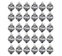 ZEPFJHE 30PCS Necklace Pendants Strawberry Charm Jewelry Findings Suitable For Creative And Handmade Craft Projects Alloy Parts
