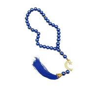 ZEPFJHE 33 Bead Glass Rosary For Daily Wear And Reflection Stylish Prayer Beads Handmade Cultural Muslims Glass Tasbih