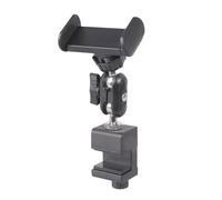ZEPFJHE 360 Degree Rotating Adjustable Clamp Stand for Mount Phone Mount for Treadmill