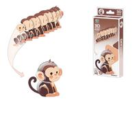 ZEPFJHE 3D Puzzle Challenge Paper Activity Toy for Problem Solving Ability Improvement Sensory Animal Puzzles Project Creative Building