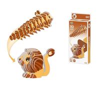 ZEPFJHE 3D Puzzle Challenge Paper Activity Toy for Problem Solving Ability Improvement Sensory Animal Puzzles Project Creative Building