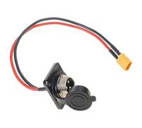 ZEPFJHE 3Pin Charging Plug Port With Enhances Electrical Protections Electric Scooter Power Input Ports Scooter Accessory With Enhances Electrical Protections