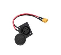 ZEPFJHE 3Pin Charging Plug Port With Enhances Electrical Protections Electric Scooter Power Input Ports Scooter Accessory With Enhances Electrical Protections
