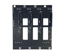 ZEPFJHE 4 Port Drive Backplane Fast Transfer 6Gbps with LED Indicators and Ventilation for Computer Storage LED Measure Backplane