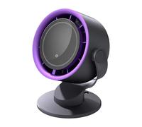 ZEPFJHE 4000mAh Air Cooling Fan Travel Small Desk Wall Hanging Travel Quiet 100 Speed Adjustable ABS Texture Desk Fan