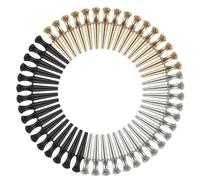 ZEPFJHE 48 Pcs Cribbage Board Pegs Replacement Metal Cribbage Pegs Tapered Designs Board Pins Accessories with a Tapered Designs Family Game