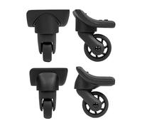 ZEPFJHE 4Pcs Luggage Replacement Travel Suitcase Caster Repair Bag Parts 360 Degree Rotation Spinner Replacement Luggage