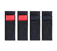 ZEPFJHE 4Pcs/Pack Fishing Spool Belt Flexible Elastic Fishing Reel with Reel Protectors Belt Pulley Accessories Fishing Tackle