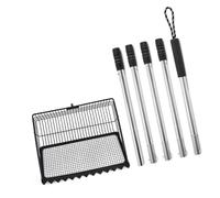 ZEPFJHE 5 Part Extendable Handle Waste Tool With Integrated Attachment For Simple Pet And Poultry Waste Removal Multifunctional Poultry Cleaning Tool