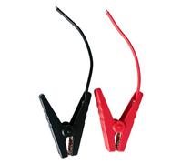 ZEPFJHE 50 a Battery Clamp Power Pigtail Cable Pair Built, 1m | Copper-Plated Spring Clamps, 12 AWG Wire, 50 a Rating for Vehicle Accessory and Portable Power Station