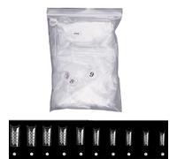 ZEPFJHE 500Pcs Hollow False Nails Tips Press On Nails Extension Resin Gel Tips Manicures for Women Girls Art