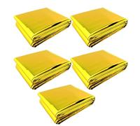 ZEPFJHE 5pack Enormous Space Blanket Durability Emergencies, 160X210CM