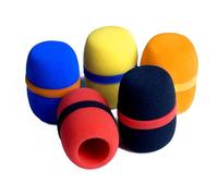ZEPFJHE 5Pcs Microphone Foam Thicken Mic Covers Sponge Professional Studio Windscreen Protective Grills Shield Soft Caps Foam Cover