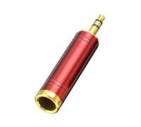ZEPFJHE 6.35mm Female To 3.5mm Male Sound Adapters Gold Plateds Metal Connectors For Instrument Headphones Studio Equipment Gold Plateds Sound Adapters