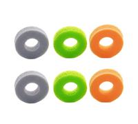 ZEPFJHE 6pcs Controller Auxiliary Rings Silicone Motion Control Aim Assist Rings For Game Controller Comfortable Joystick Cushion