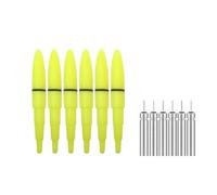 ZEPFJHE 6Pcs Luminously Float Lightstick Electronic Fishing Float Fishing Glows Stick Luminously Night Fishing Tackle Accessory