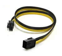 ZEPFJHE 6Pin Male To Female PCIExpress Power Extension Cable Adapter For CPU Video Card PCIE Power Cable Graphics Card Connectors