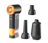 ZEPFJHE 8000mAh Cordless Fan Powerful Motor Air Blower Cooling Fan Handheld Speed Adjustment For Industrial Use Electric Air For Cleaning