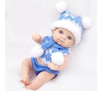 ZEPFJHE 8inch Newborn Girl Baby Dolls In Vinyls For Parent Child Interaction 8inch Child Friendly Realistic Girl With Clothes