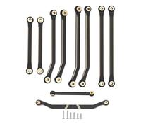ZEPFJHE 8PCS Brass Chassis Link Rods Light Linkage Systems Climbing Vehicle Superior Stability Systems For 1/18 Remote Control Heavy Duty Off Road Crawlers Accessories
