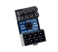 ZEPFJHE 8Pin Graphics Video Card Connector Mainboard CPU 8Pin Power Steering Connector 180 Degree Adapter 8 Pin Power Pin