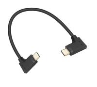 ZEPFJHE 90 Degree Angled Type C Male To Male Cable 10Gbps Data Transmission Right Angled USB Charging Wire For USB C Cord Charging Cable