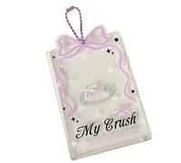 ZEPFJHE Acrylic Photocard Display Frames With High Transparency And Bowknot Design Practical Picture Holder For Idol Enthusiasts Elegant Bows Design