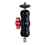 ZEPFJHE Action Camera Clamp Mount 360 Degre Rotation Aluminum Alloy Adjustable Adapter For Outdoor Sports Photography Adventure Camera Bracket