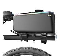 ZEPFJHE Adaptable Bike Rack Tail Pack for Rainy Journeys, Black