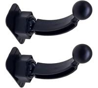 ZEPFJHE Adhesive Base Double 17mm Ball Joint Phone Holder Adapter For Car Dashboard Office Desk Secure Stability Double Ball Mount Adapter