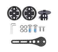 ZEPFJHE Adjustable Carbon Fibre Bike Mount Quick Install Bike Mount Not Shaking Grip For Locate Light Carbon Fiber