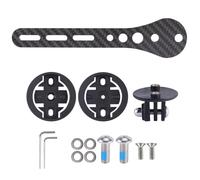 ZEPFJHE Adjustable Carbon Fibre Bike Mount Quick Install Bike Mount Not Shaking Grip For Locate Light Carbon Fiber