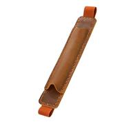ZEPFJHE Adjustable Elastic Band Pen Holder Leather Pen Pouches Leakproof Leather Pencil Case for Hardcover Journal Notebook Creative Writing Accessory