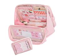 ZEPFJHE Aesthetic Pencil Case Large Capacity Box Simple Pen Bag School Office Supplies for Students Storage Aesthetic Organizers Box